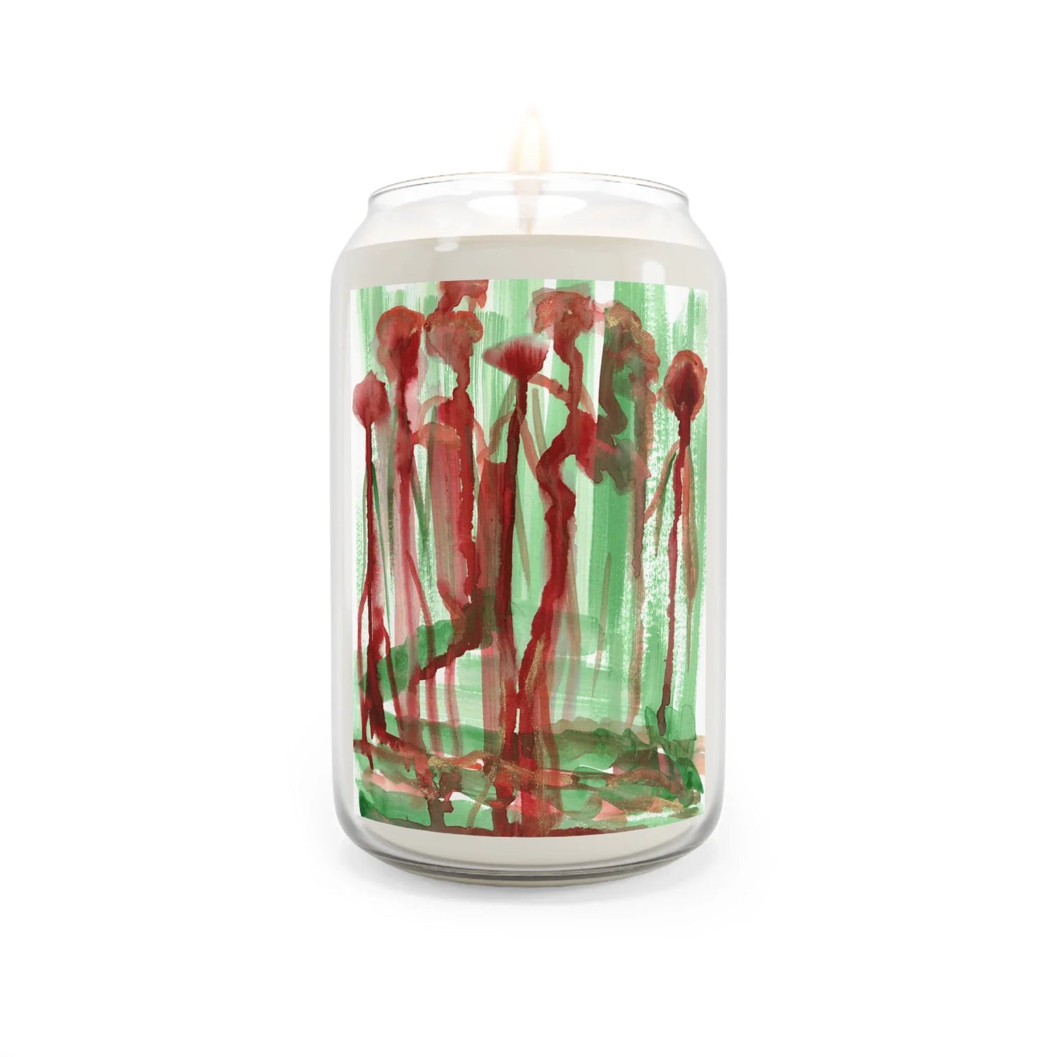 Holiday Candle Soy Candle Forest Choir— 13.75oz Scented Centerpiece - Laure Leprince - Artiste Peintre