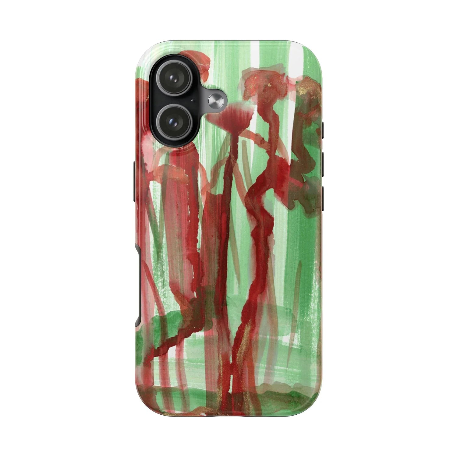Tough iPhone Case Forest Choir — Watercolor - Laure Leprince - Artiste Peintre