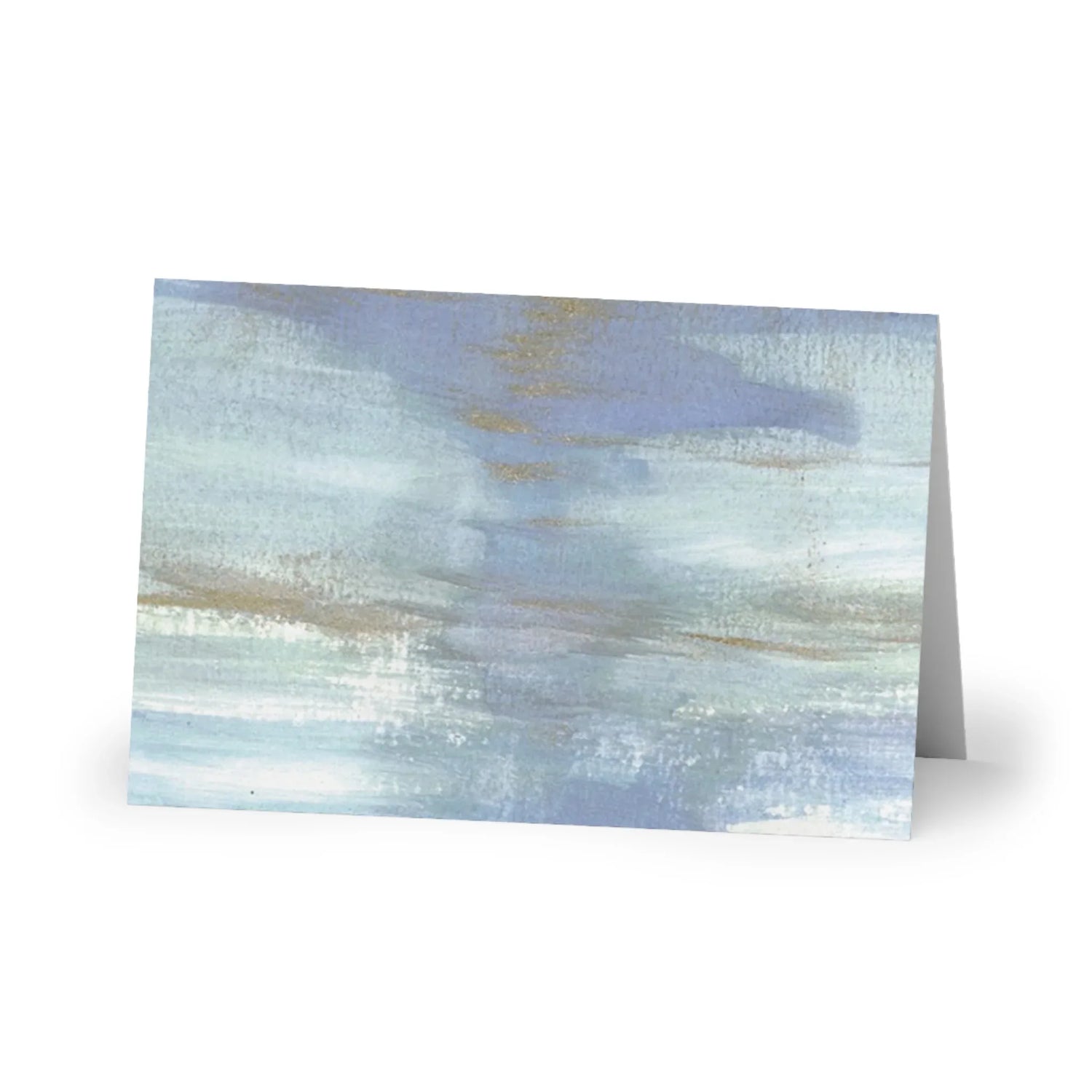 Silent Water Watercolor Leaf Greeting Card - Elegant - Laure Leprince - Artiste Peintre