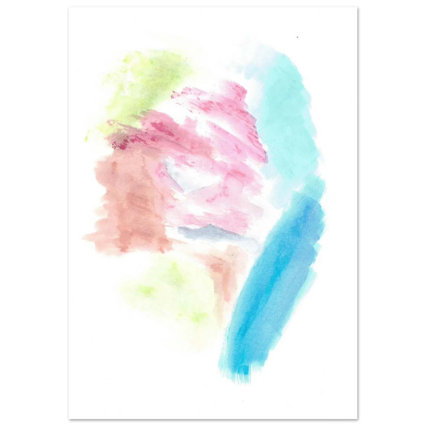 Premium Matte Paper Poster Aquarelle Originale RDJ3-3 - Laure Leprince - Artiste Peintre