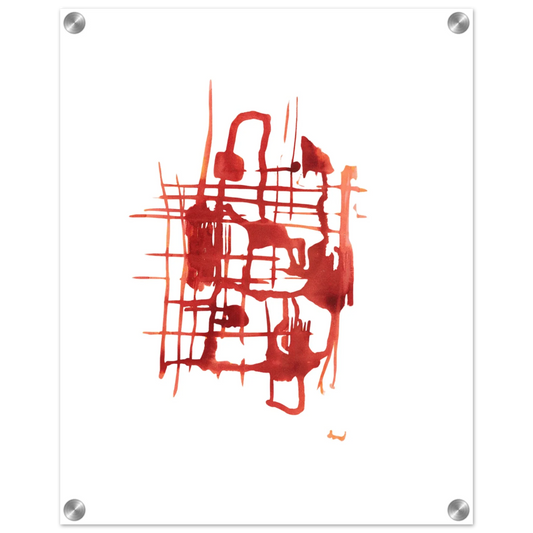 Impression sur acrylique brillante Solar Frame | Art contemporain par Laure Leprince - Laure Leprince - Artiste Peintre