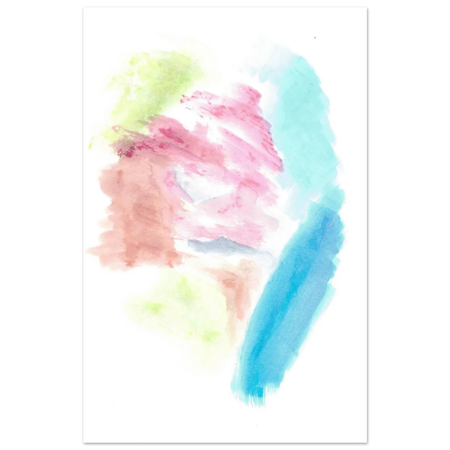 Premium Matte Paper Poster Aquarelle Originale RDJ3-3 - Laure Leprince - Artiste Peintre