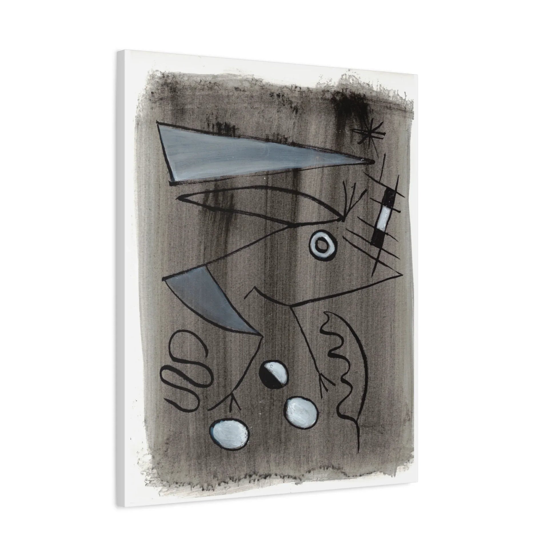 Abstract La Naissance Brushstroke Canvas Print — Modern Coastal Wall Art - Laure Leprince - Artiste Peintre