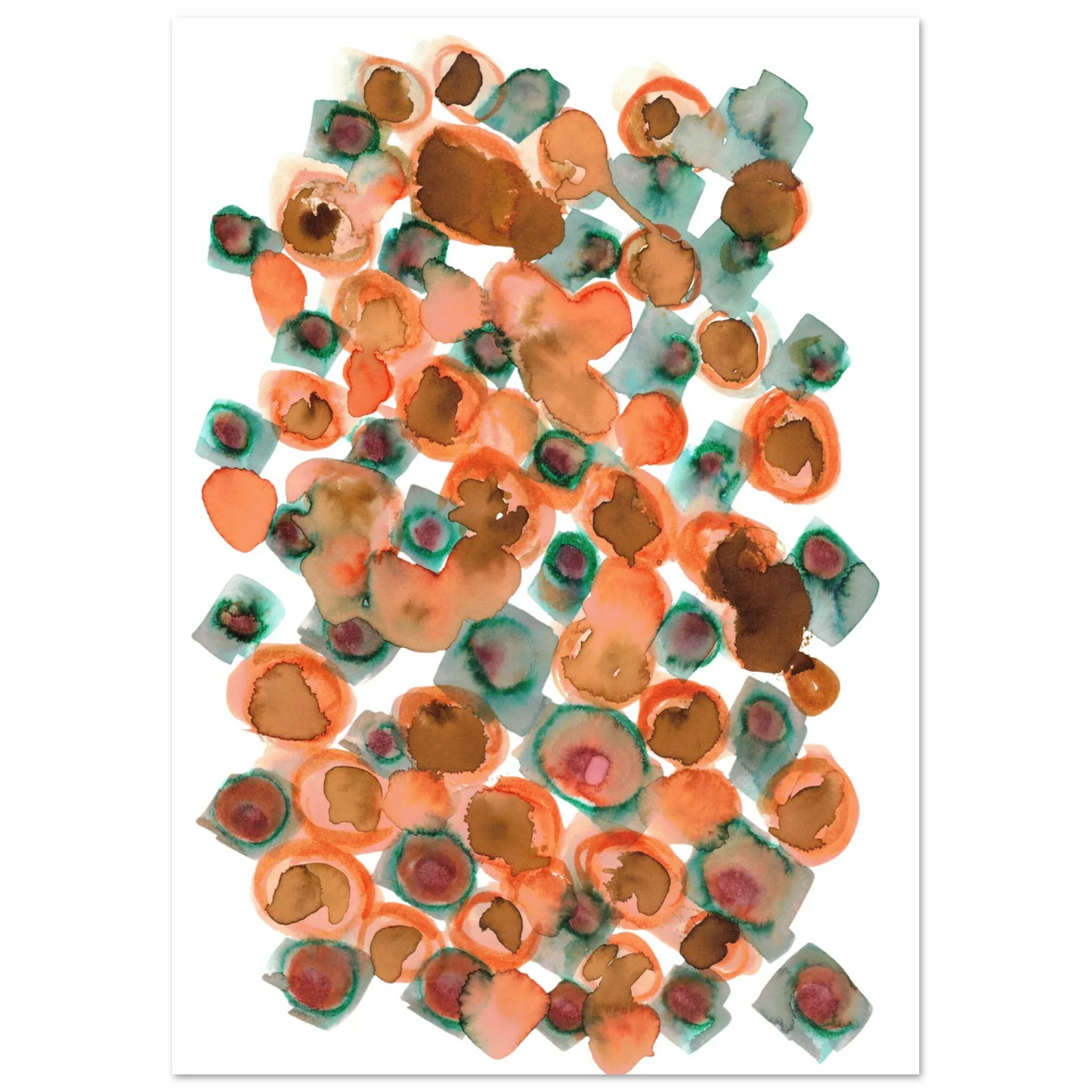 Affiche premium sur papier mat Constellation D'ambre – Art mural de qualité supérieure - Laure Leprince - Artiste Peintre