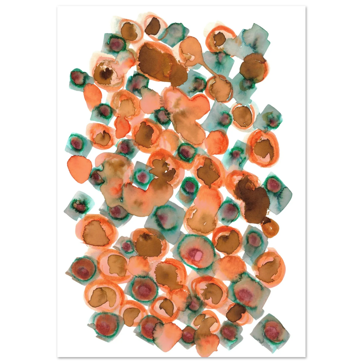 Affiche premium sur papier mat Constellation D'ambre – Art mural de qualité supérieure - Laure Leprince - Artiste Peintre