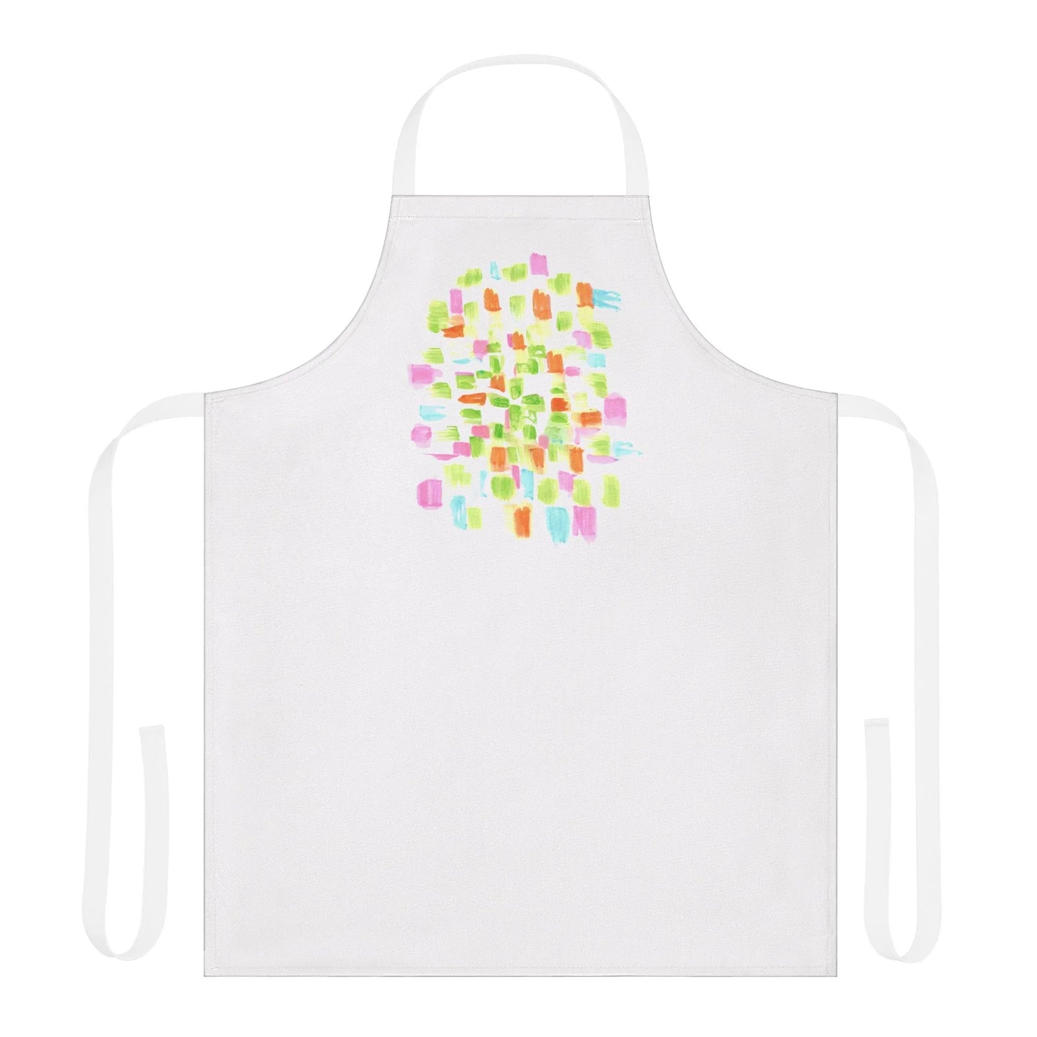 Abstract Apron Pastel Mosaic– Artistic Kitchen Chef Gift - Laure Leprince - Artiste Peintre