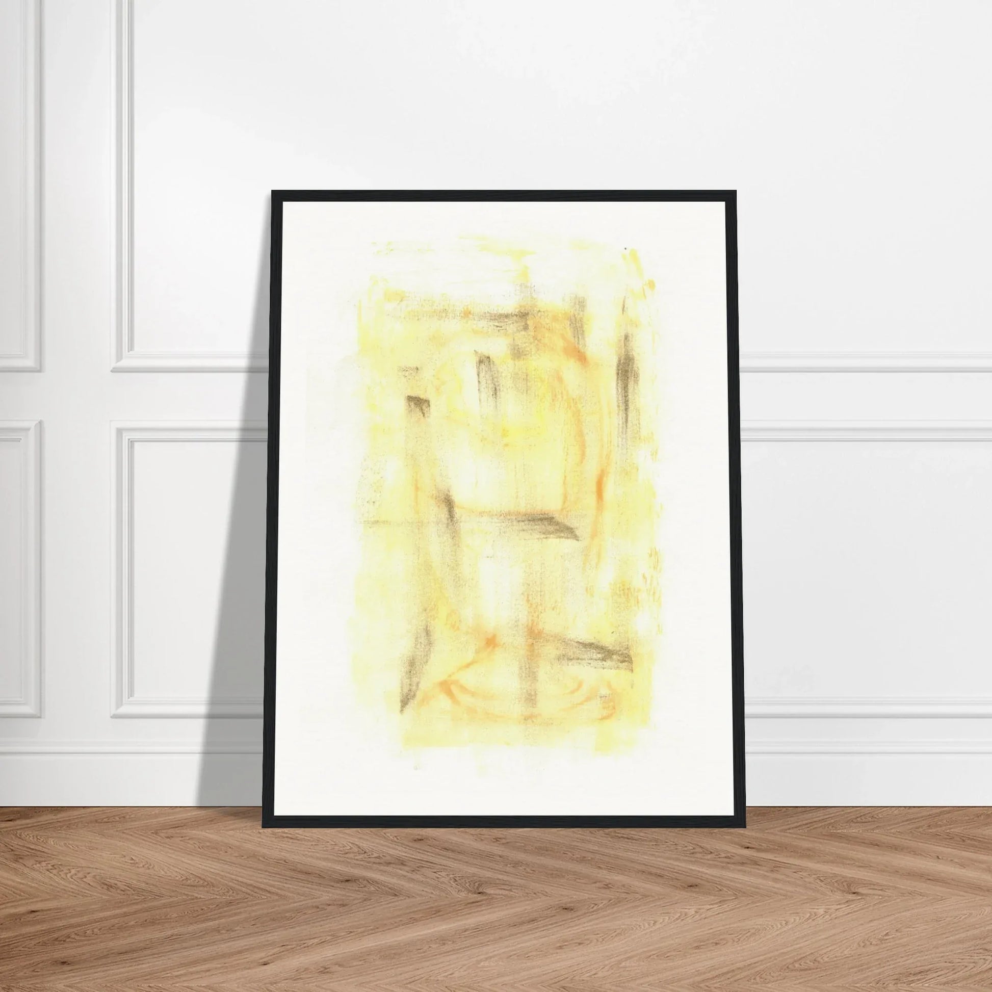 Affiche Encadrée Museum-Quality Matte Paper Wooden Framed Golden Haze - Laure Leprince - Artiste Peintre