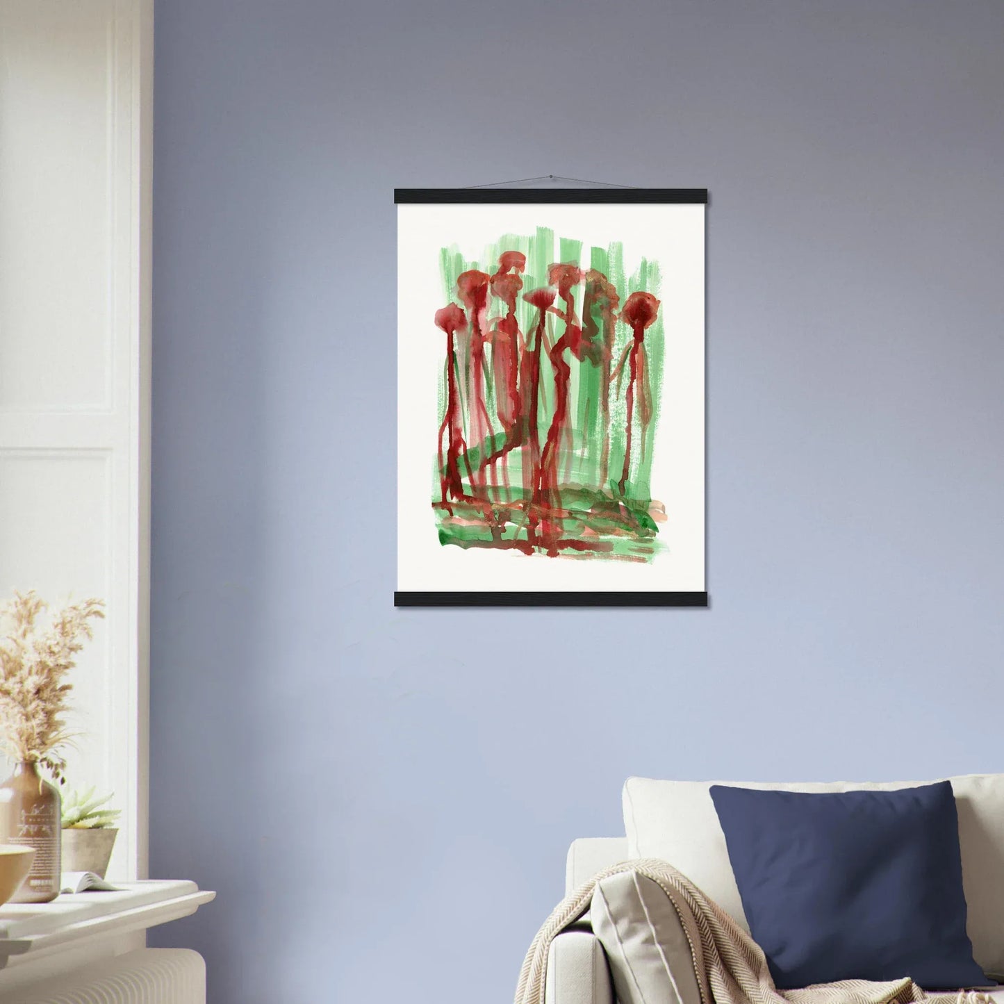 Museum-Quality Matte Paper Poster with Hanger Forest Choir - Laure Leprince - Artiste Peintre