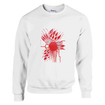 Sweatshirt Unisexe Classique Red– Impression Artistique Multicolore - Laure Leprince - Artiste Peintre