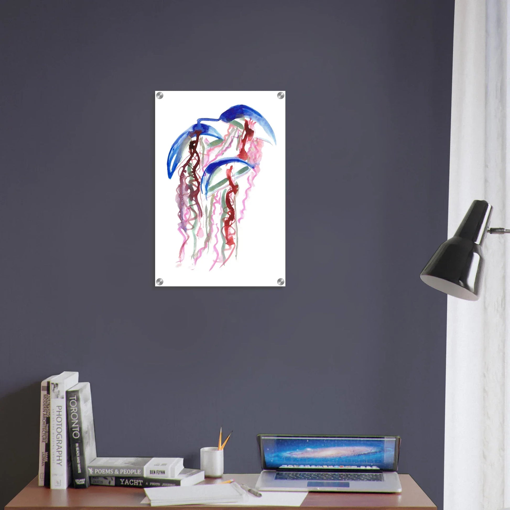 impression sur acrylique brillant Coral Dance contemporain par Laure Leprince - Laure Leprince - Artiste Peintre