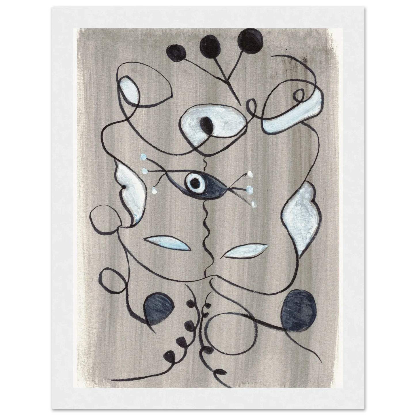 Affiche encadrée bois | Papier mat qualité musée | Aquarelle originale Laure Leprince - Laure Leprince - Artiste Peintre