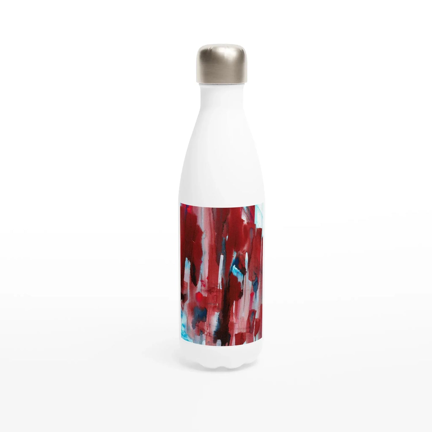 Bouteille isotherme en acier inoxydable 500 ml Crimson Tower – Design artistique exclusif - Laure Leprince - Artiste Peintre