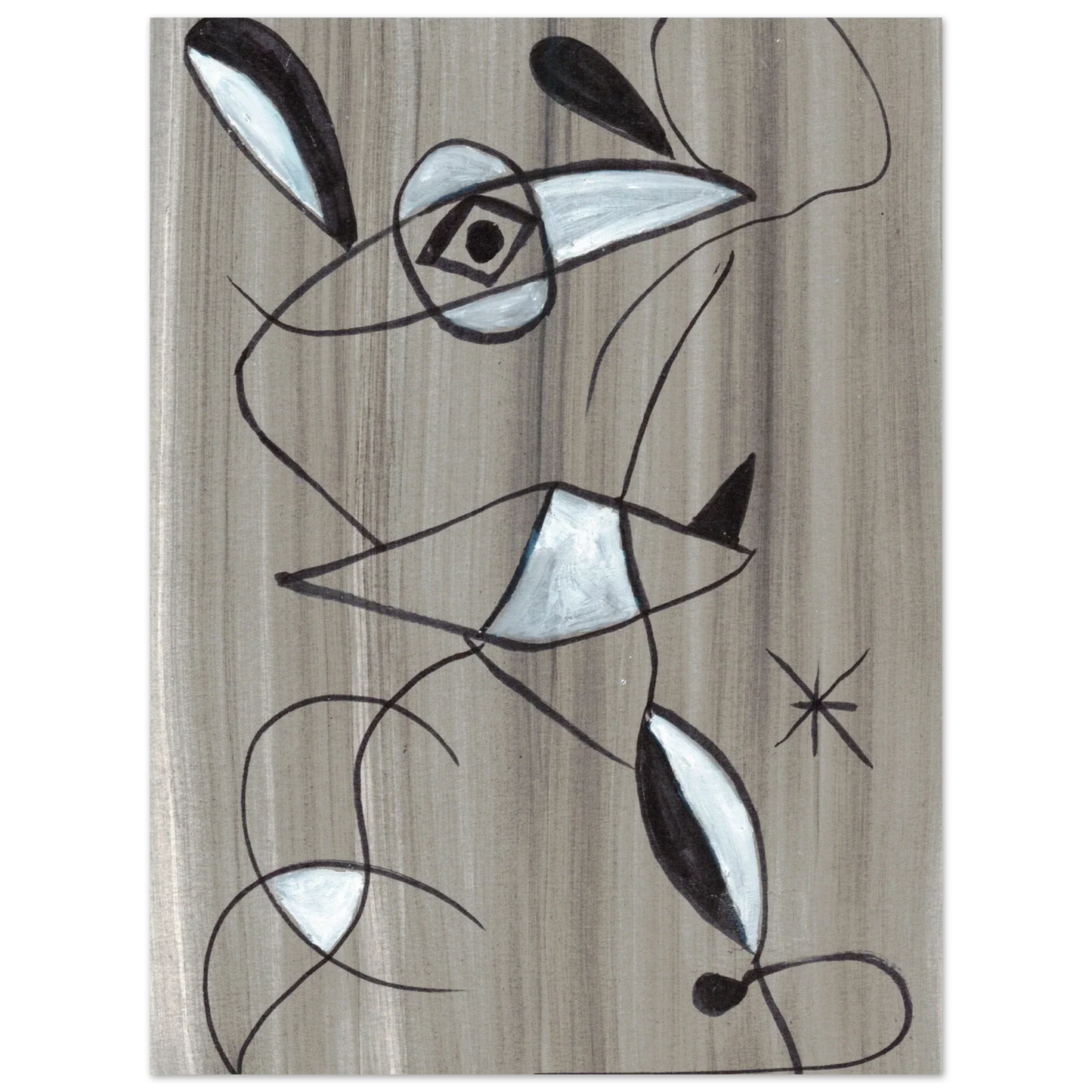 Affiche Premium Papier Mat – Petite Souris Par l'Artiste Laure Leprince - Laure Leprince - Artiste Peintre
