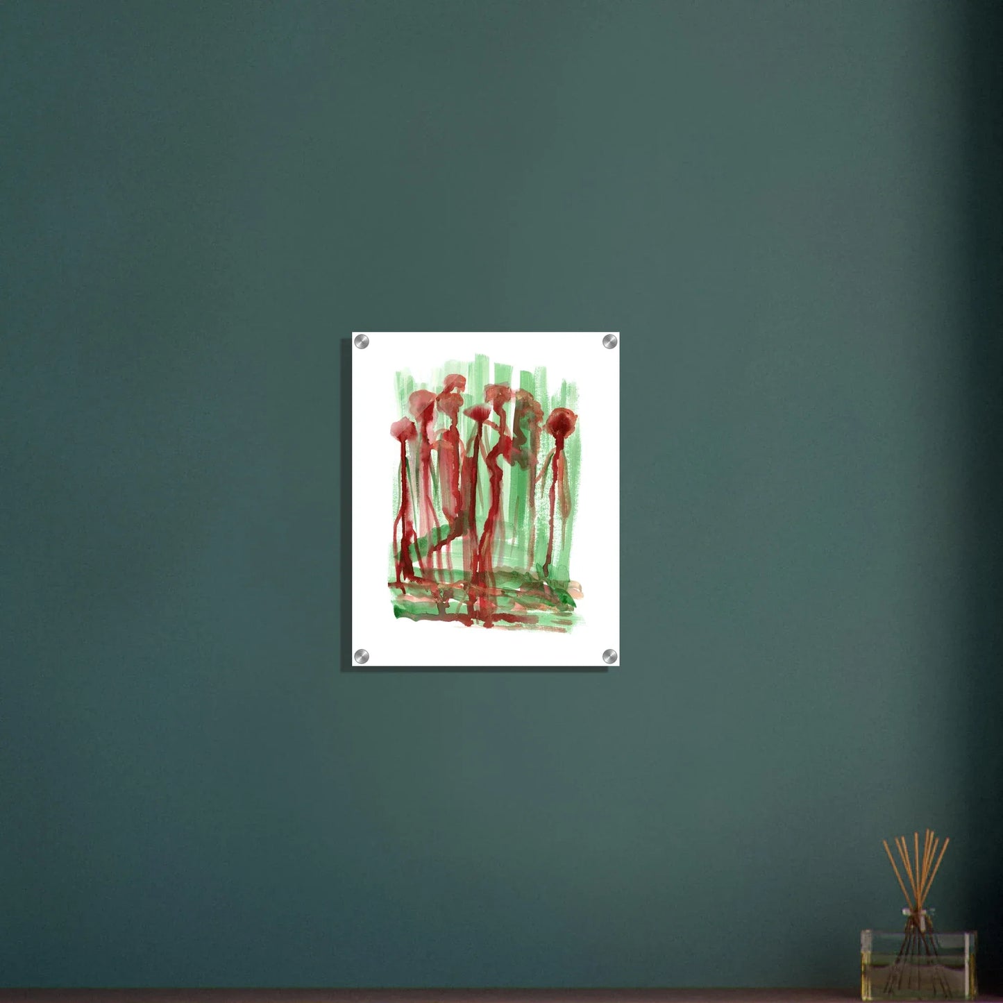 Impression sur acrylique brillante Forest Choir | Art contemporain par Laure Leprince - Laure Leprince - Artiste Peintre