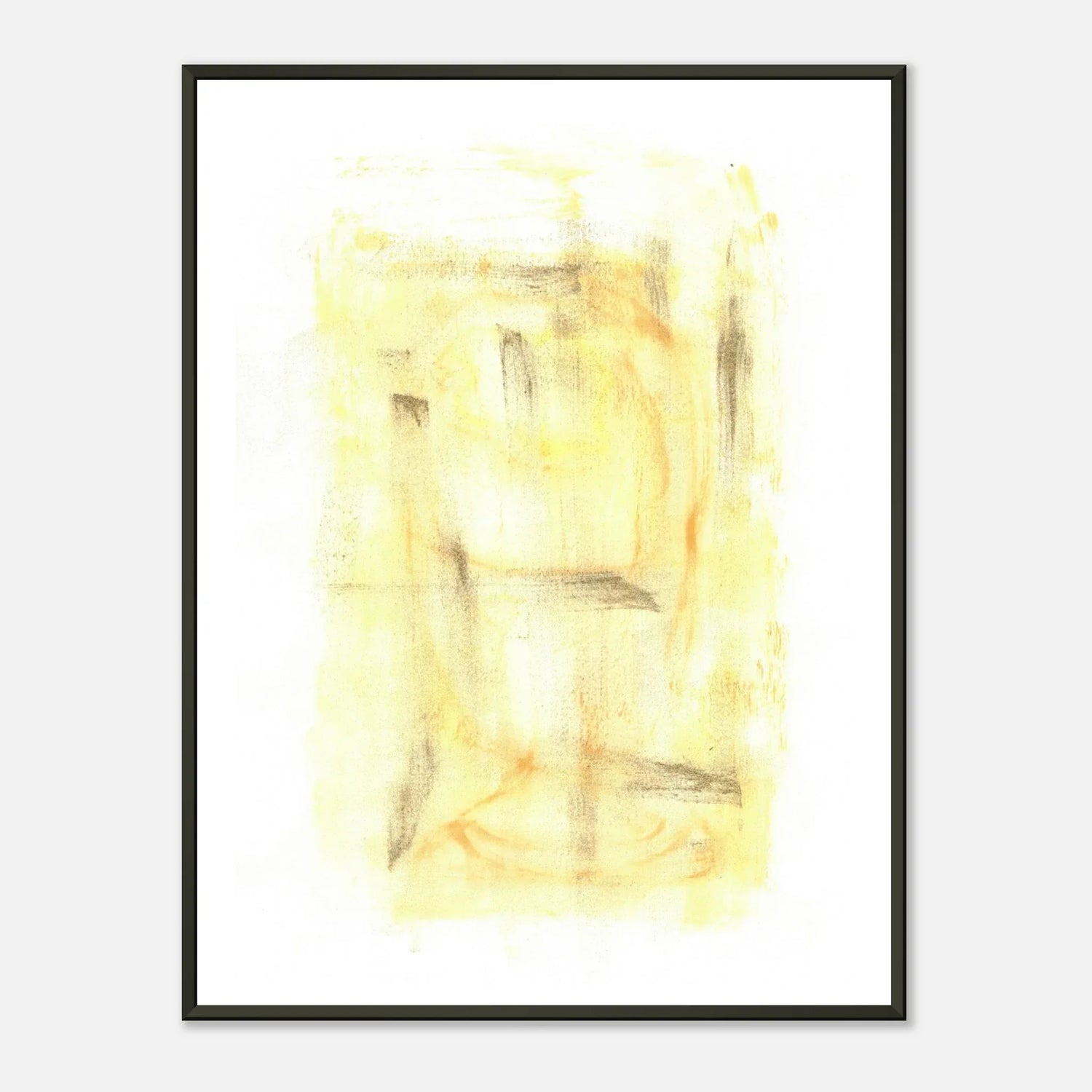 Classic Semi-Glossy Paper Metal Framed Post Golden Haze - Laure Leprince - Artiste Peintre