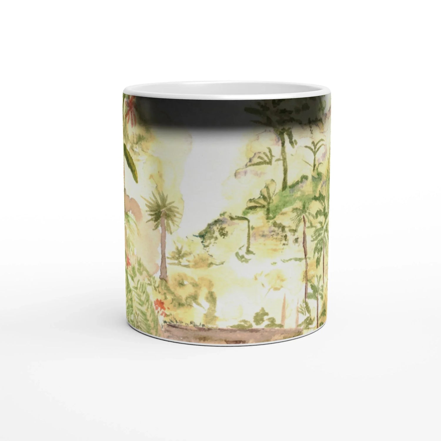 Mug magique en céramique 325 ml Jungle – Révèlez votre motif à la chaleur - Laure Leprince - Artiste Peintre