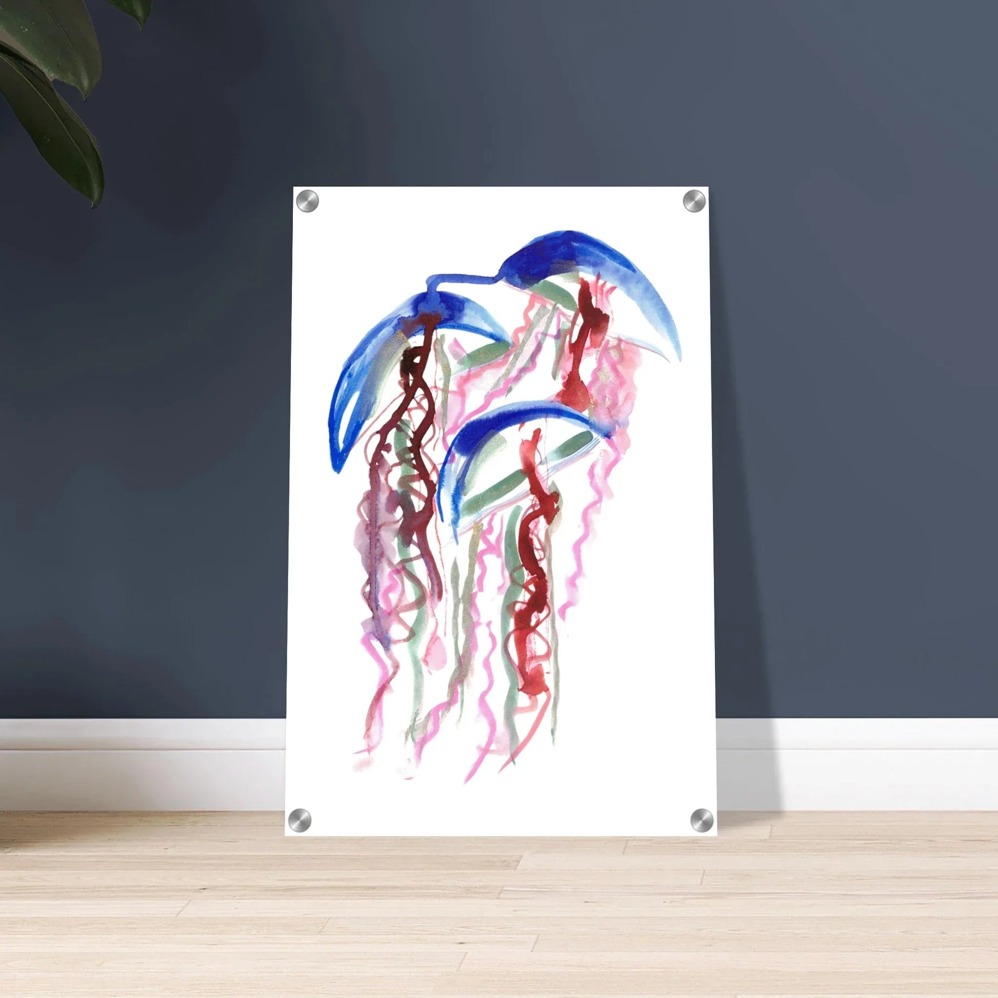 impression sur acrylique brillant Coral Dance contemporain par Laure Leprince - Laure Leprince - Artiste Peintre