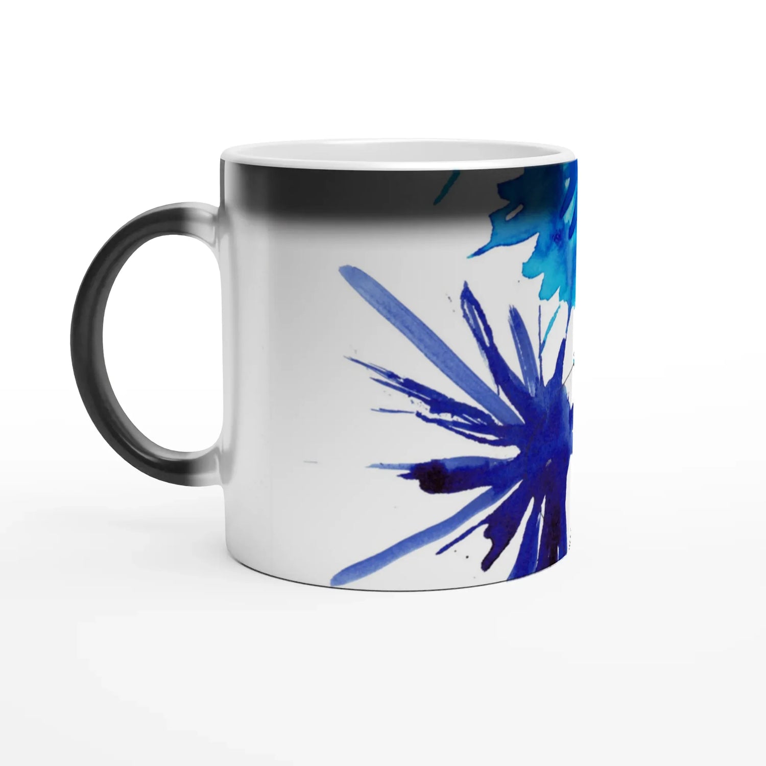 Mug magique en céramique 325 ml bleuets – Révèlez votre motif à la chaleur - Laure Leprince - Artiste Peintre
