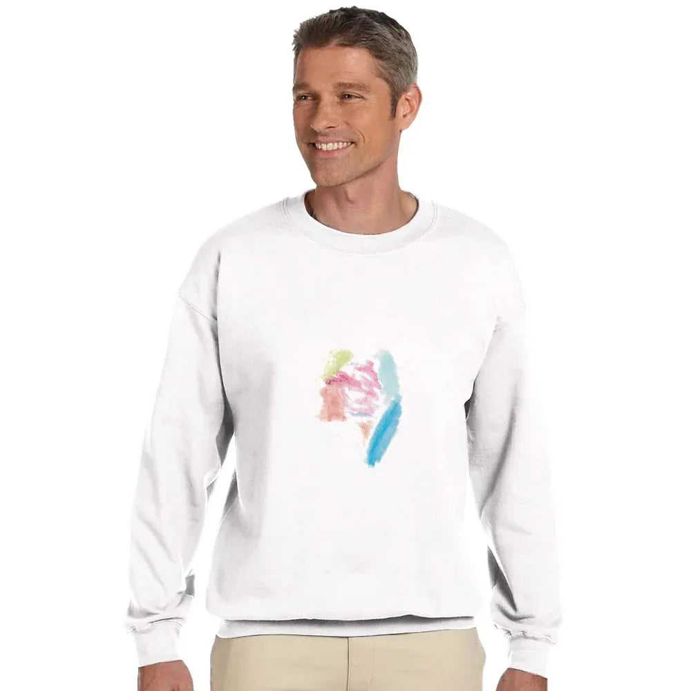Sweatshirt Unisexe Classique – Impression Artistique Aurore Pastel | Premium Cotton Blend - Laure Leprince - Artiste Peintre