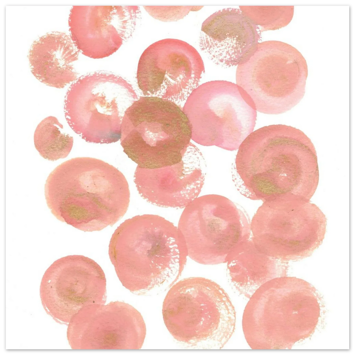 Premium Matte Paper Poster Aquarelle Originale RDJ3-4 - Laure Leprince - Artiste Peintre