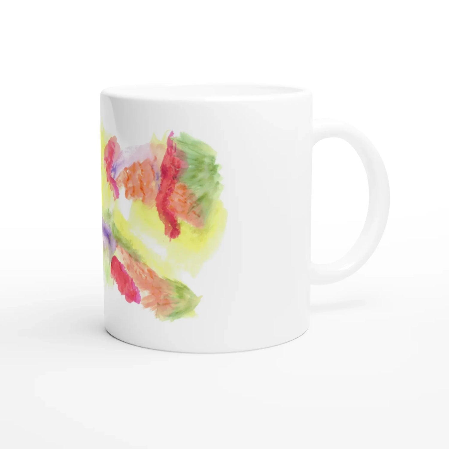 Mug en céramique colorée 325 Eclosion Chromatique – Élégance et durabilité - Laure Leprince - Artiste Peintre