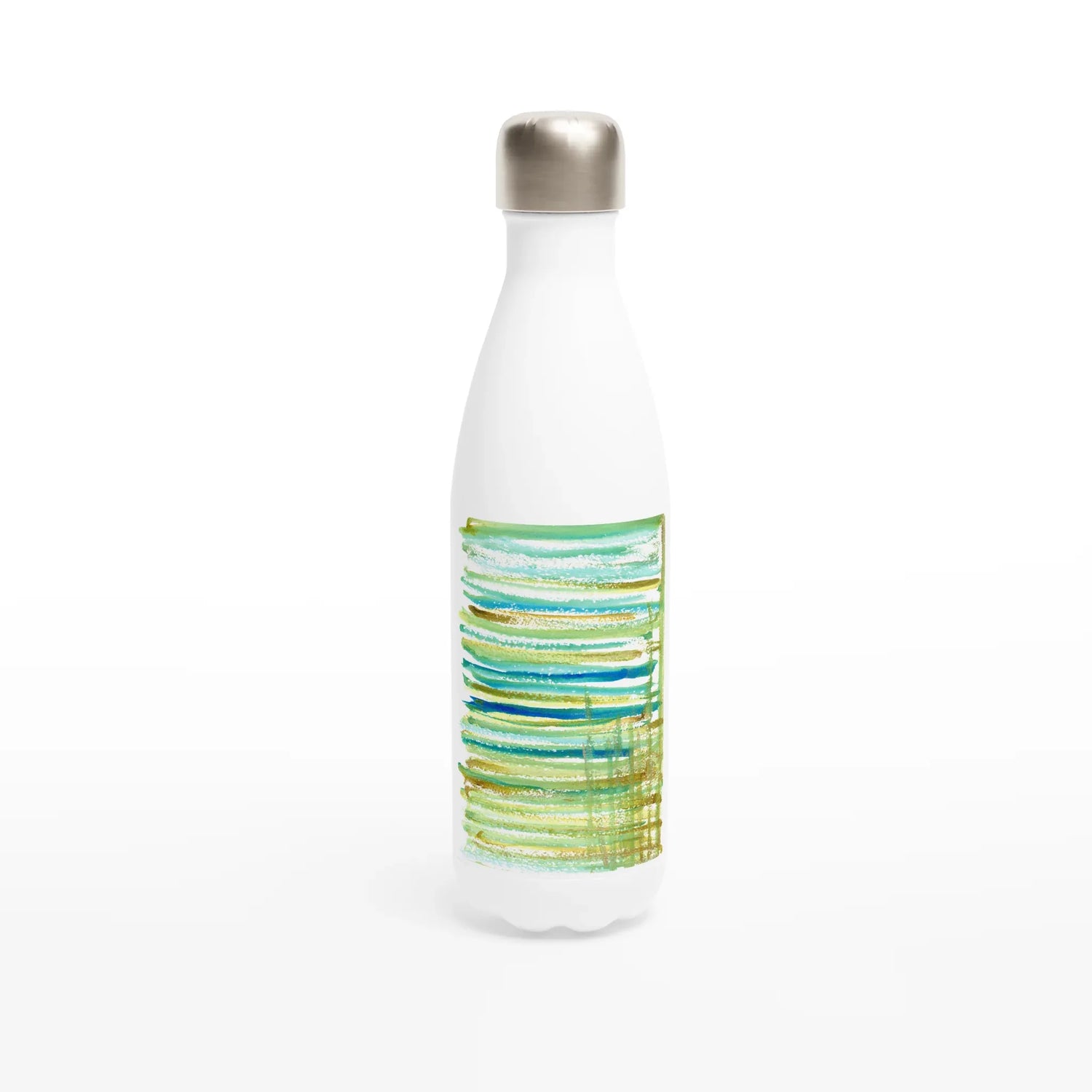 Bouteille isotherme en acier inoxydable 500 ml Trame – Design artistique exclusif - Laure Leprince - Artiste Peintre