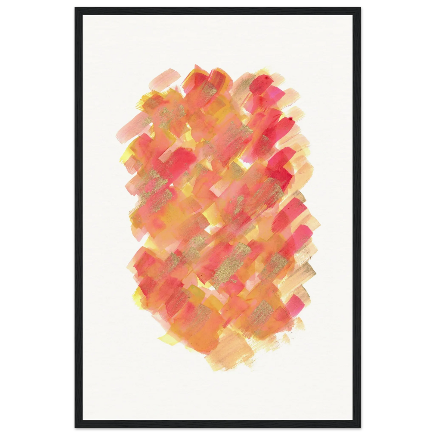 Affiche Encadrée Museum-Quality Matte Paper Wooden Framed Poste Sunset Ember - Laure Leprince - Artiste Peintre