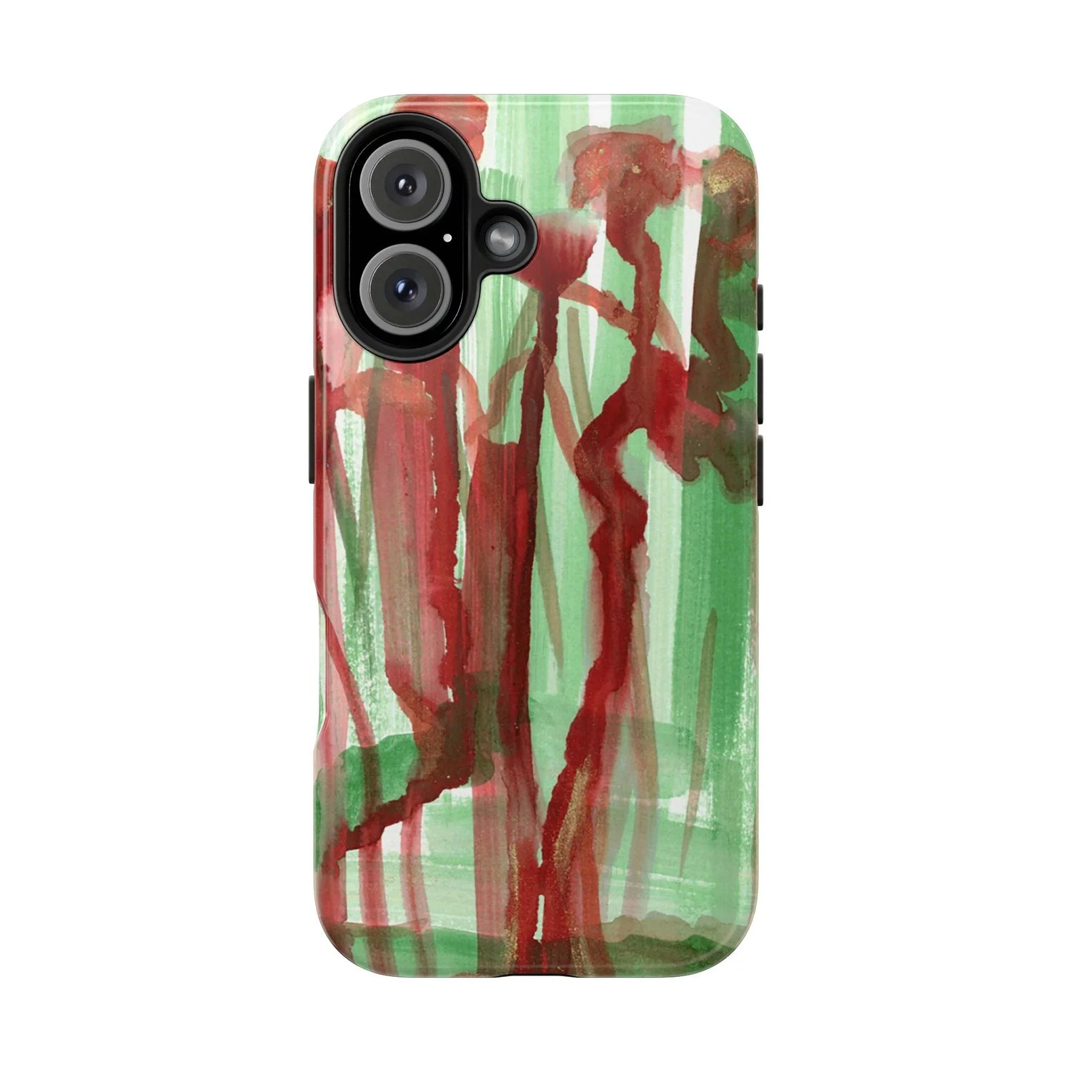Tough iPhone Case Forest Choir — Watercolor - Laure Leprince - Artiste Peintre