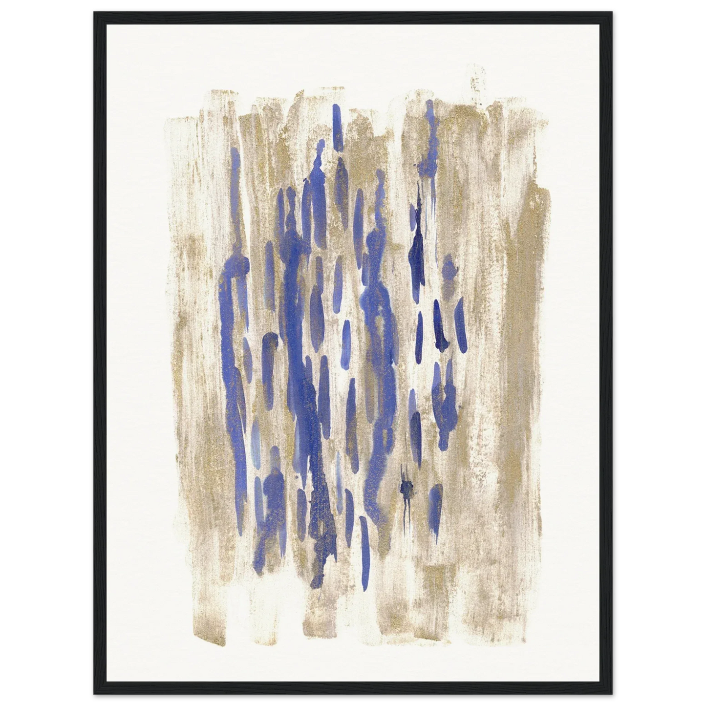 Affiche Encadrée Museum-Quality Matte Paper Wooden Framed Golden Drip - Laure Leprince - Artiste Peintre