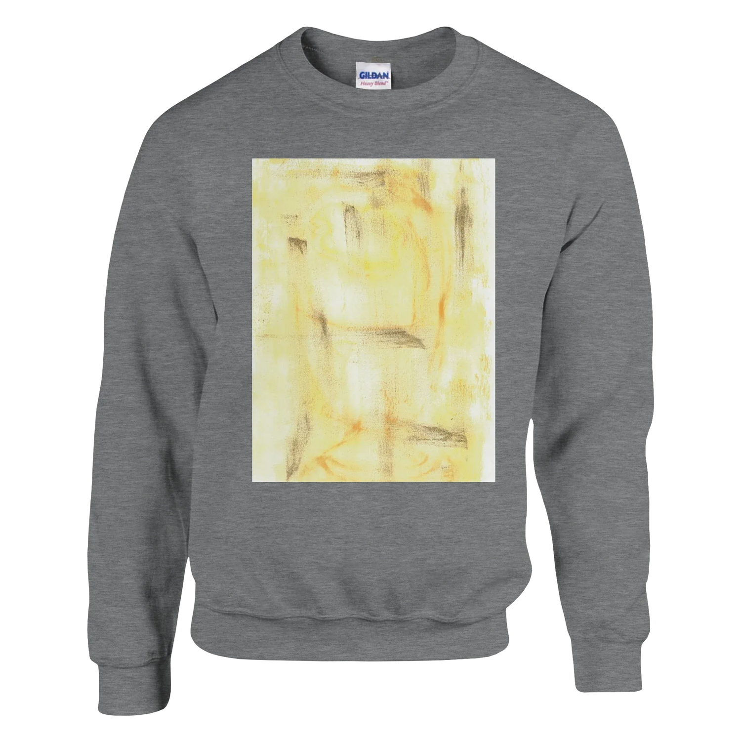 Sweatshirt Unisexe Classique Golden Haze – Impression Artistique Multicolore - Laure Leprince - Artiste Peintre