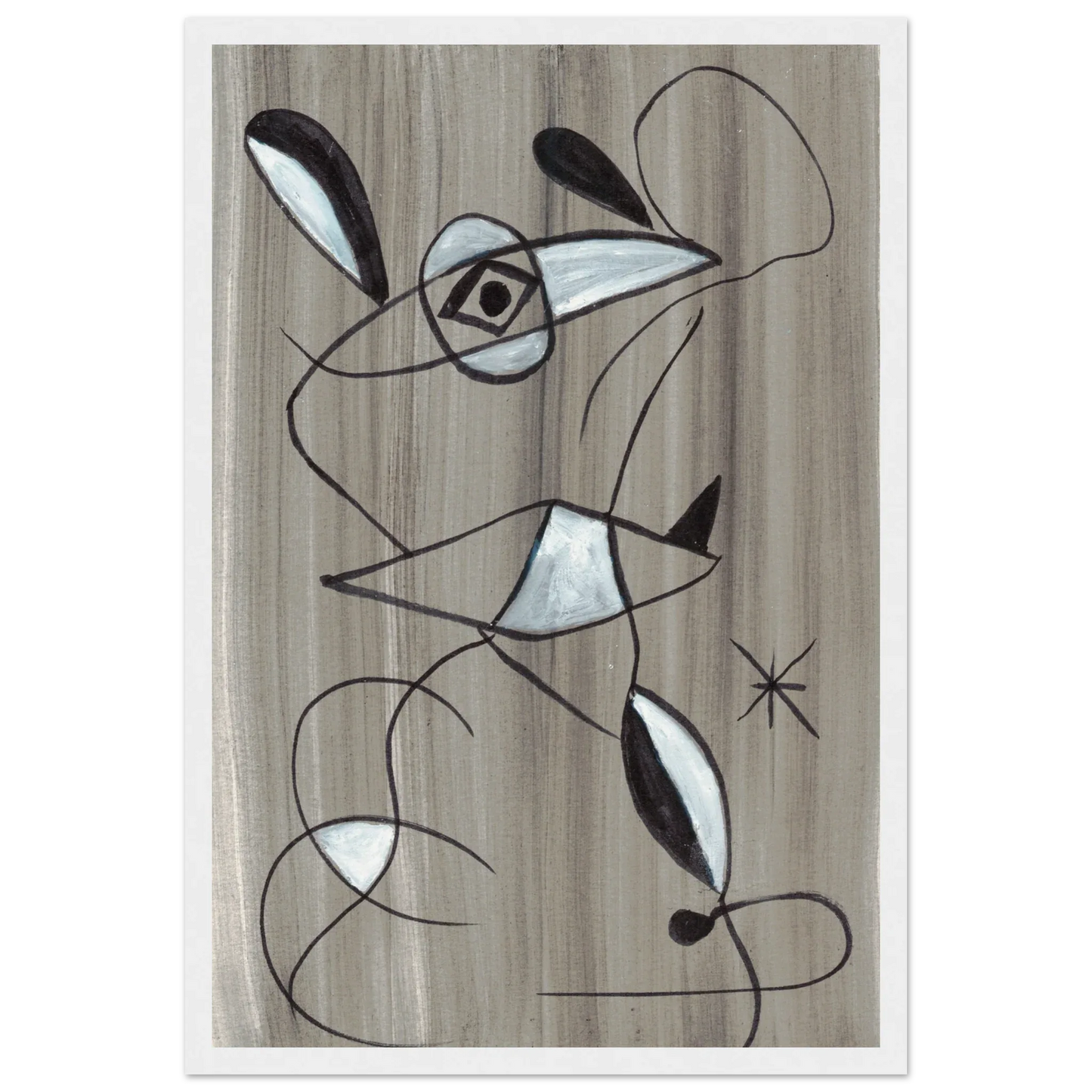 Affiche encadrée bois | Papier mat qualité musée | Aquarelle originale Laure Leprince - Laure Leprince - Artiste Peintre