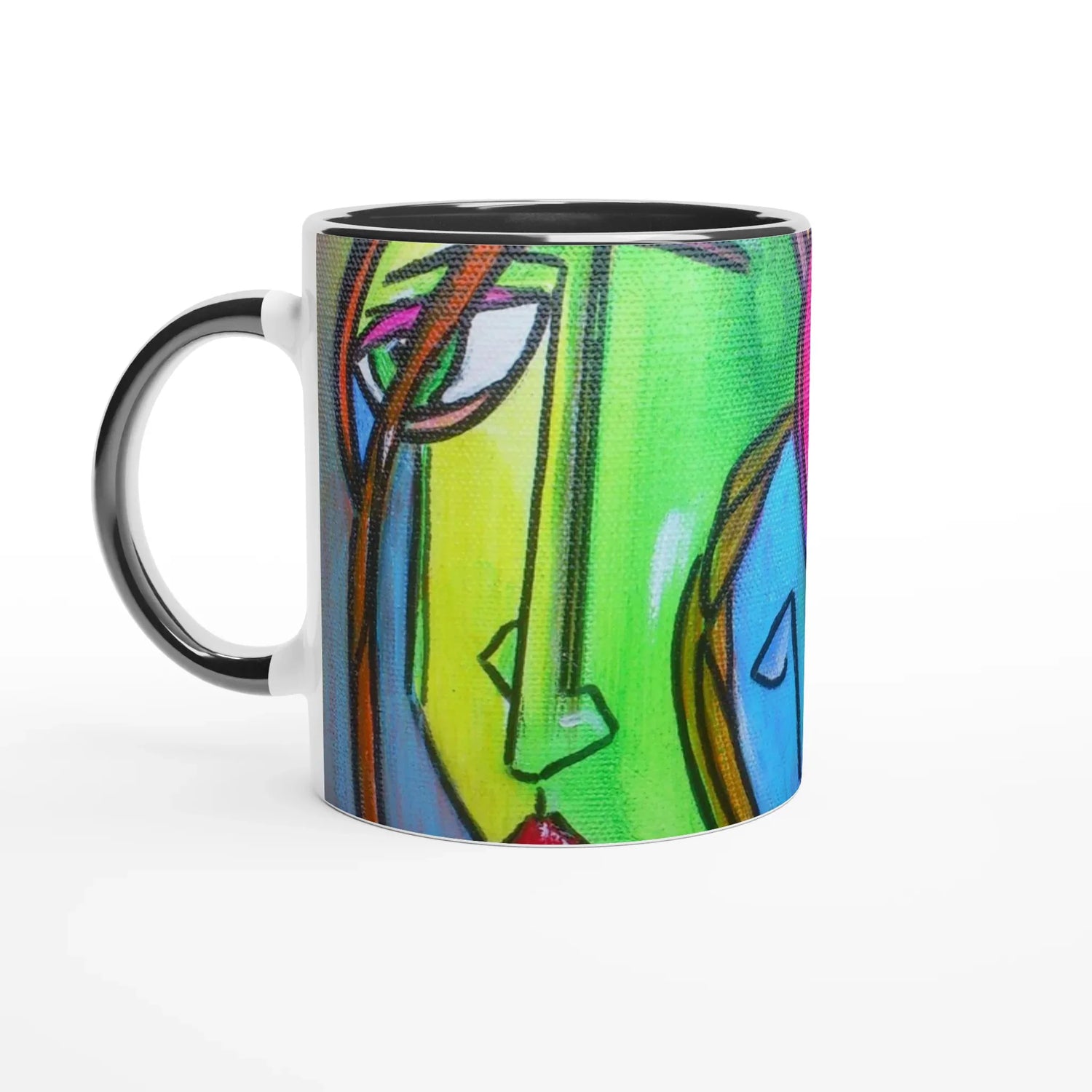 Mug en céramique colorée 325 ml trouncho– Élégance et durabilité - Laure Leprince - Artiste Peintre
