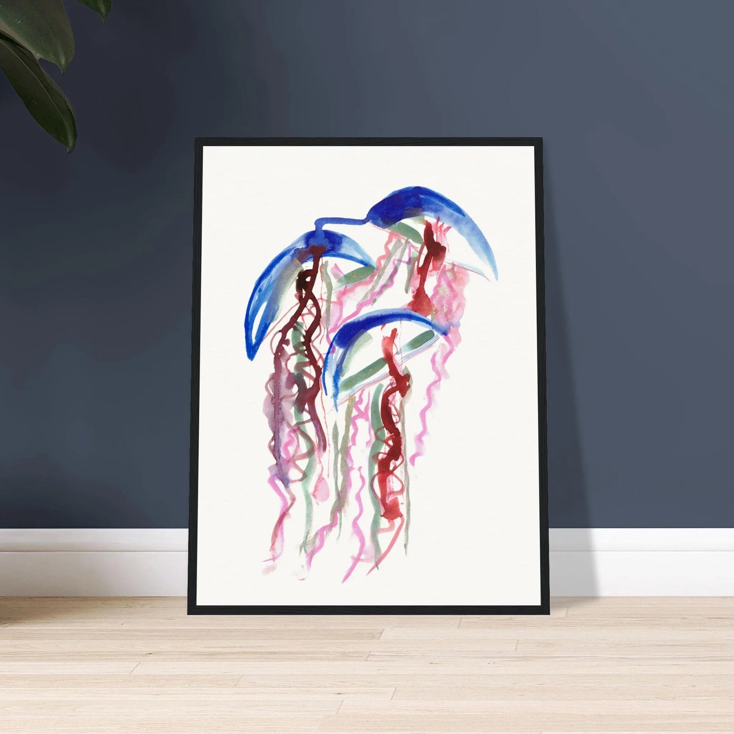Affiche Encadrée Museum-Quality Matte Paper Wooden Framed Coral Dance - Laure Leprince - Artiste Peintre