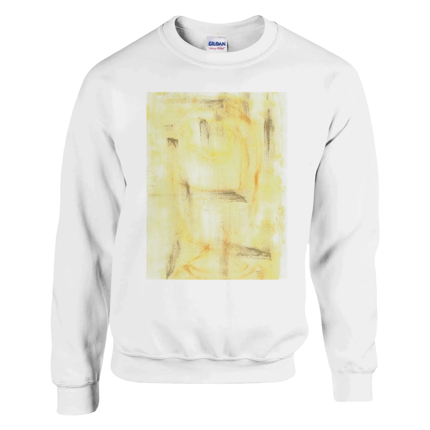 Sweatshirt Unisexe Classique Golden Haze – Impression Artistique Multicolore - Laure Leprince - Artiste Peintre