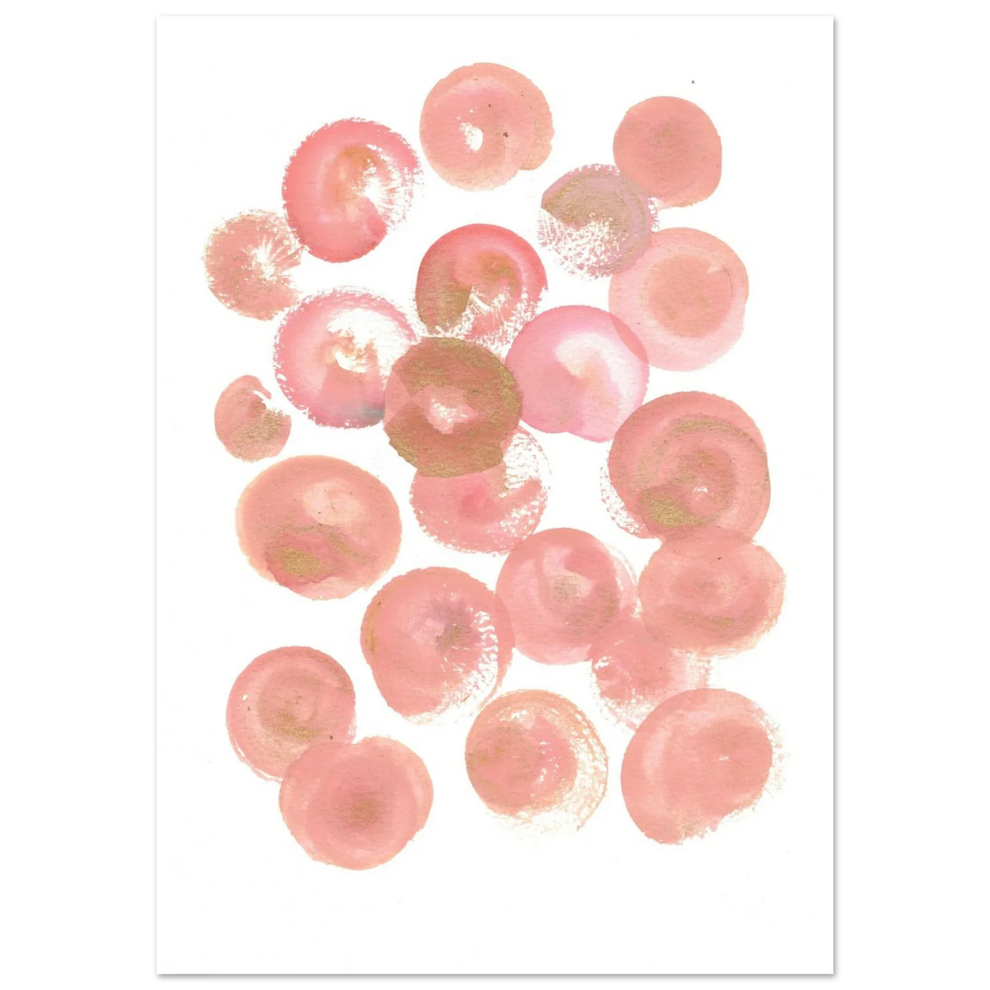 Premium Matte Paper Poster Aquarelle Originale RDJ3-4 - Laure Leprince - Artiste Peintre