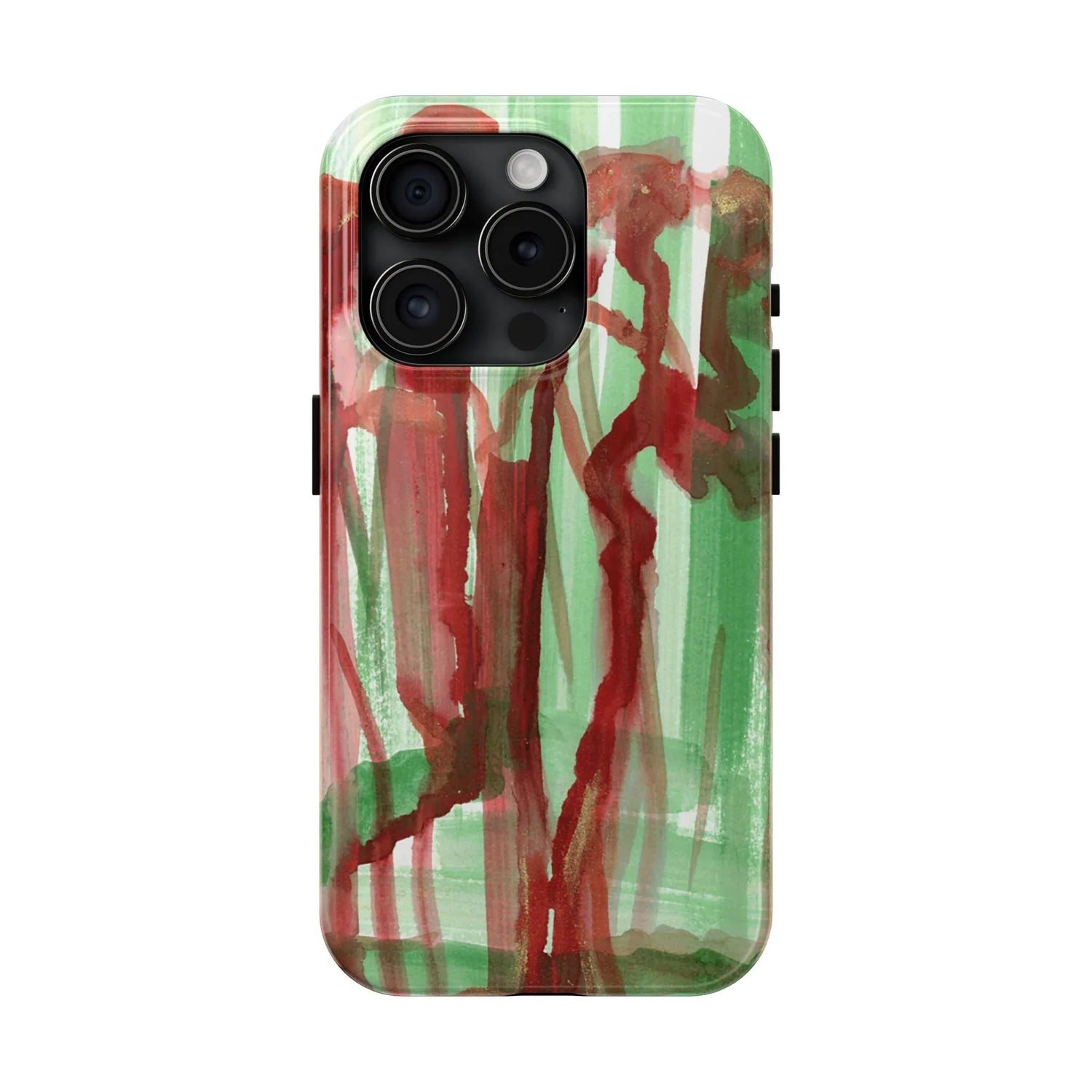 Tough iPhone Case Forest Choir — Watercolor - Laure Leprince - Artiste Peintre