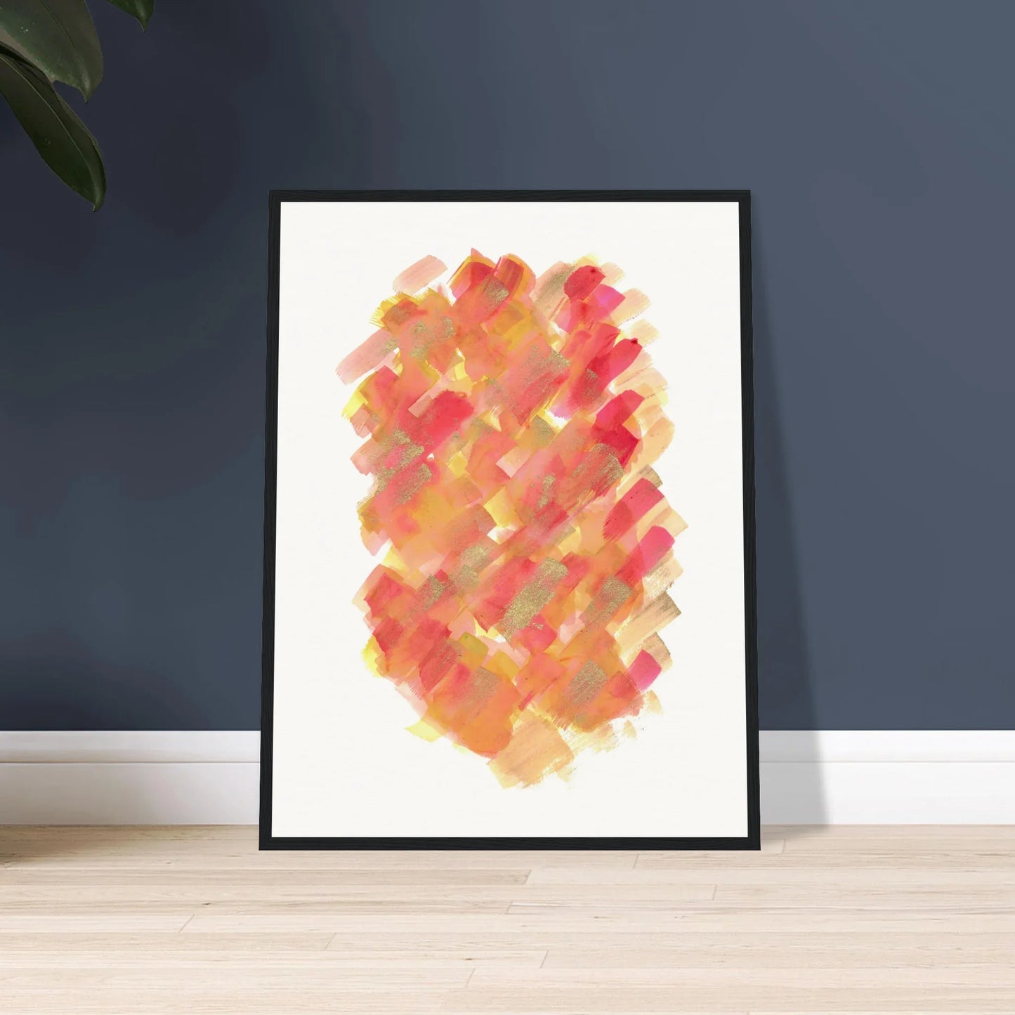 Affiche Encadrée Museum-Quality Matte Paper Wooden Framed Poste Sunset Ember - Laure Leprince - Artiste Peintre