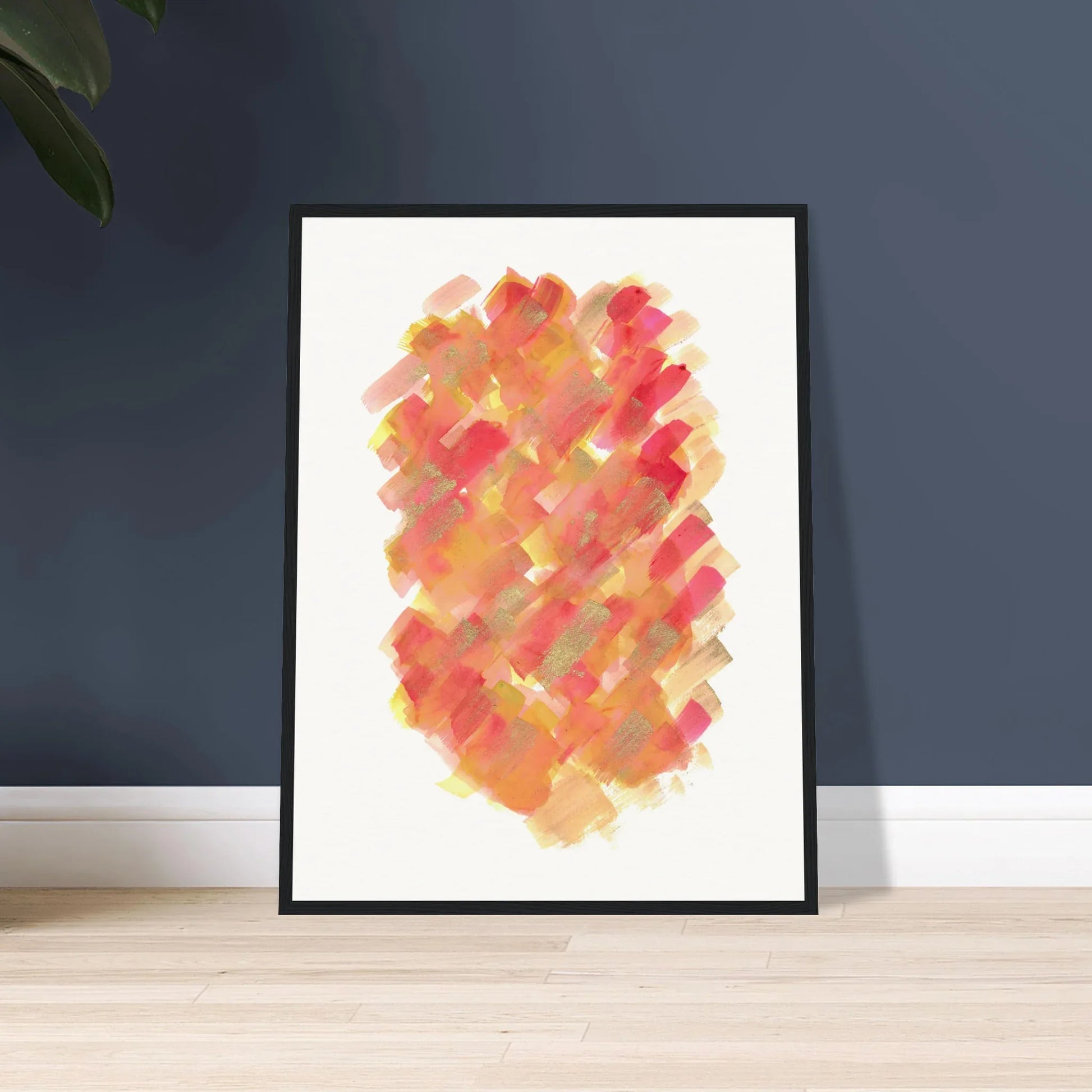 Affiche Encadrée Museum-Quality Matte Paper Wooden Framed Poste Sunset Ember - Laure Leprince - Artiste Peintre