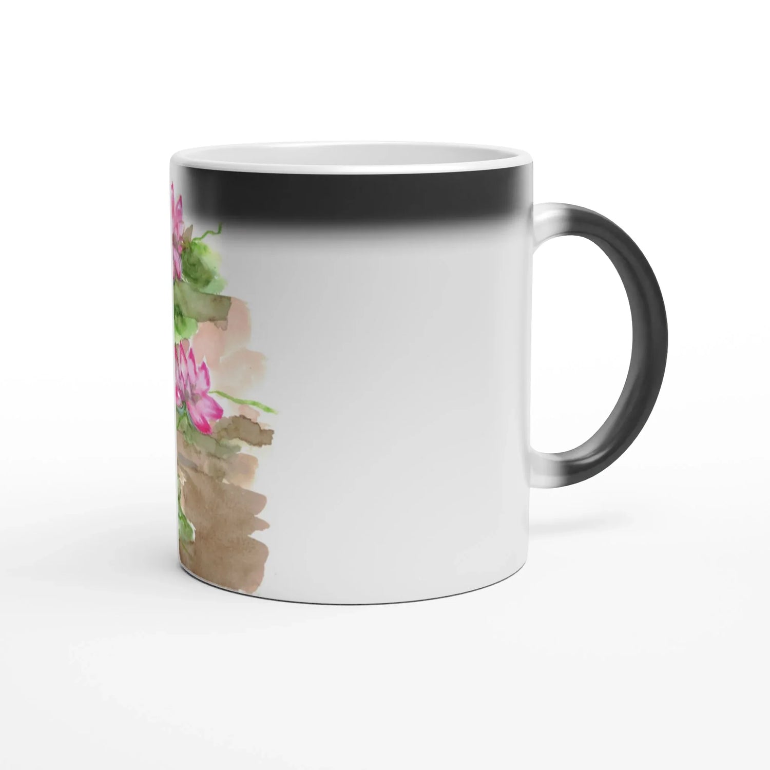Mug magique en céramique 325 ml Terrasses de lotus – Révèlez votre motif à la chaleur - Laure Leprince - Artiste Peintre