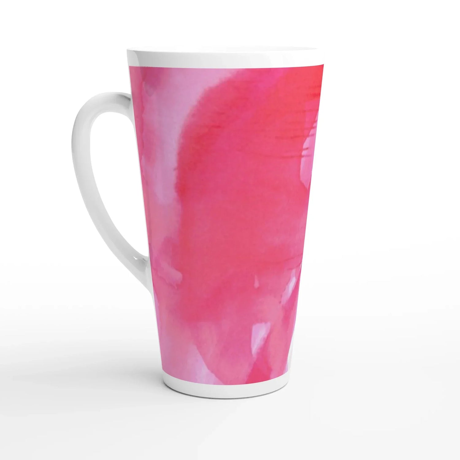 Mug à Latte en Céramique 500 ml Ruby Drift– Élégant, durable et brillant - Laure Leprince - Artiste Peintre
