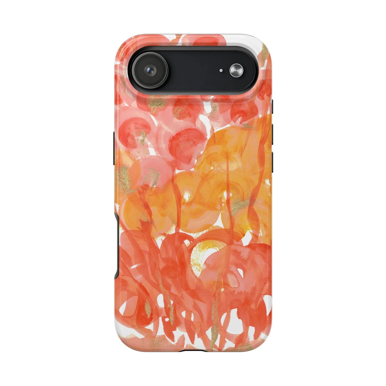Tough iPhone Case Sunrice Flora — Watercolor - Laure Leprince - Artiste Peintre