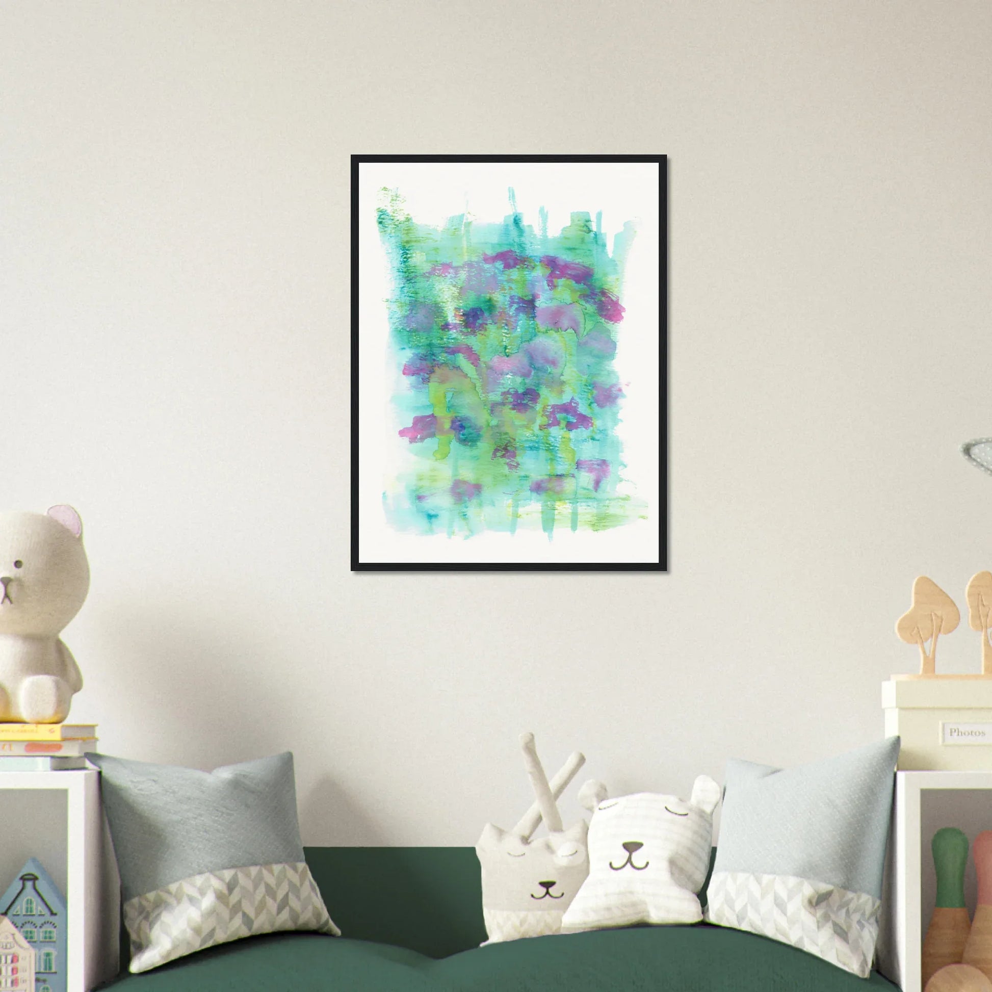 Museum-Quality Matte Paper Wooden Framed Poste Eclosions Sauvages - Laure Leprince - Artiste Peintre