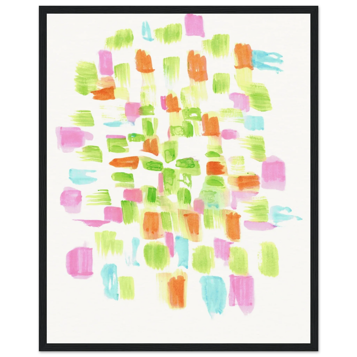 Affiche Encadrée Museum-Quality Matte Paper Wooden Framed Poste Pastel Mosaïc - Laure Leprince - Artiste Peintre