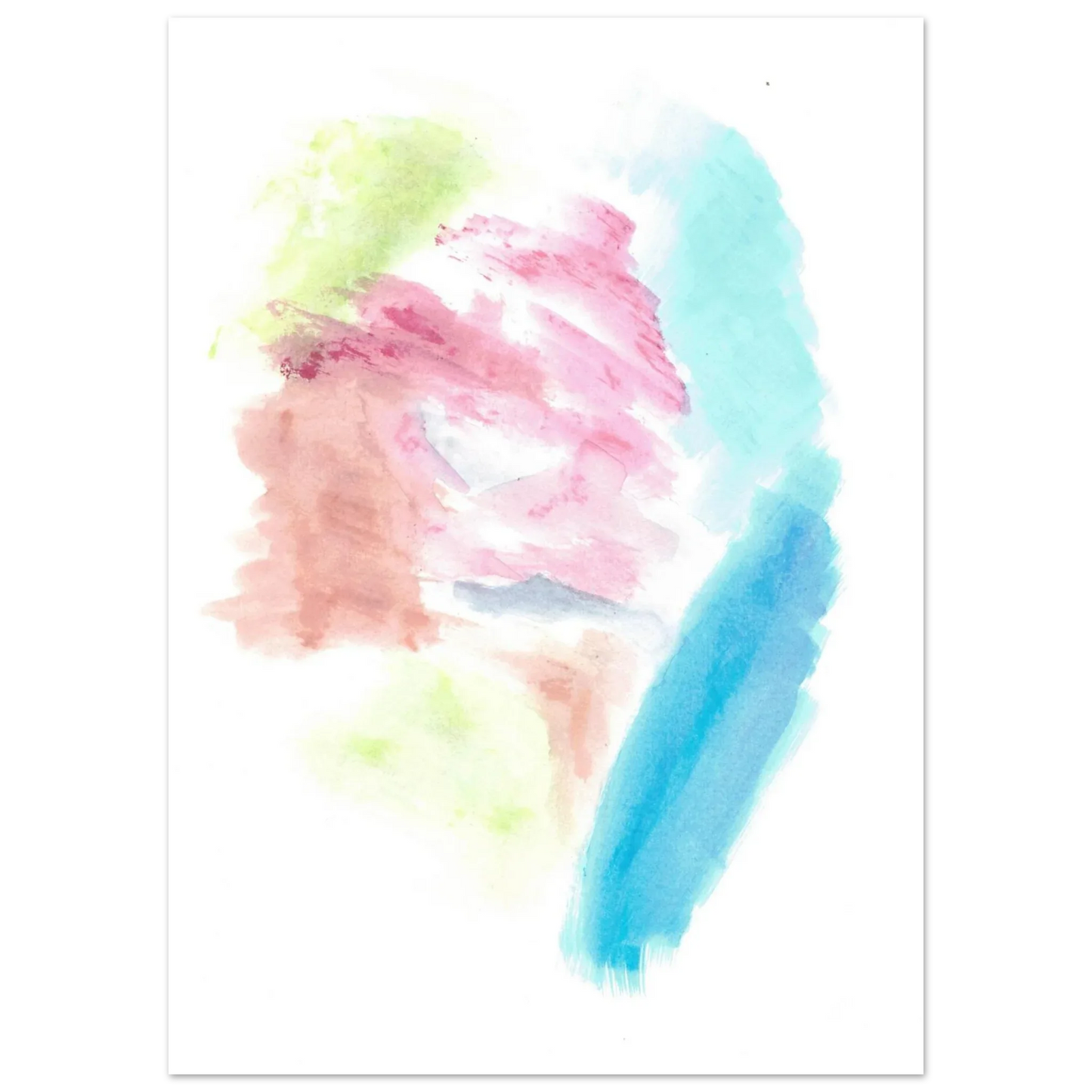 Premium Matte Paper Poster Aquarelle Originale RDJ3-3 - Laure Leprince - Artiste Peintre