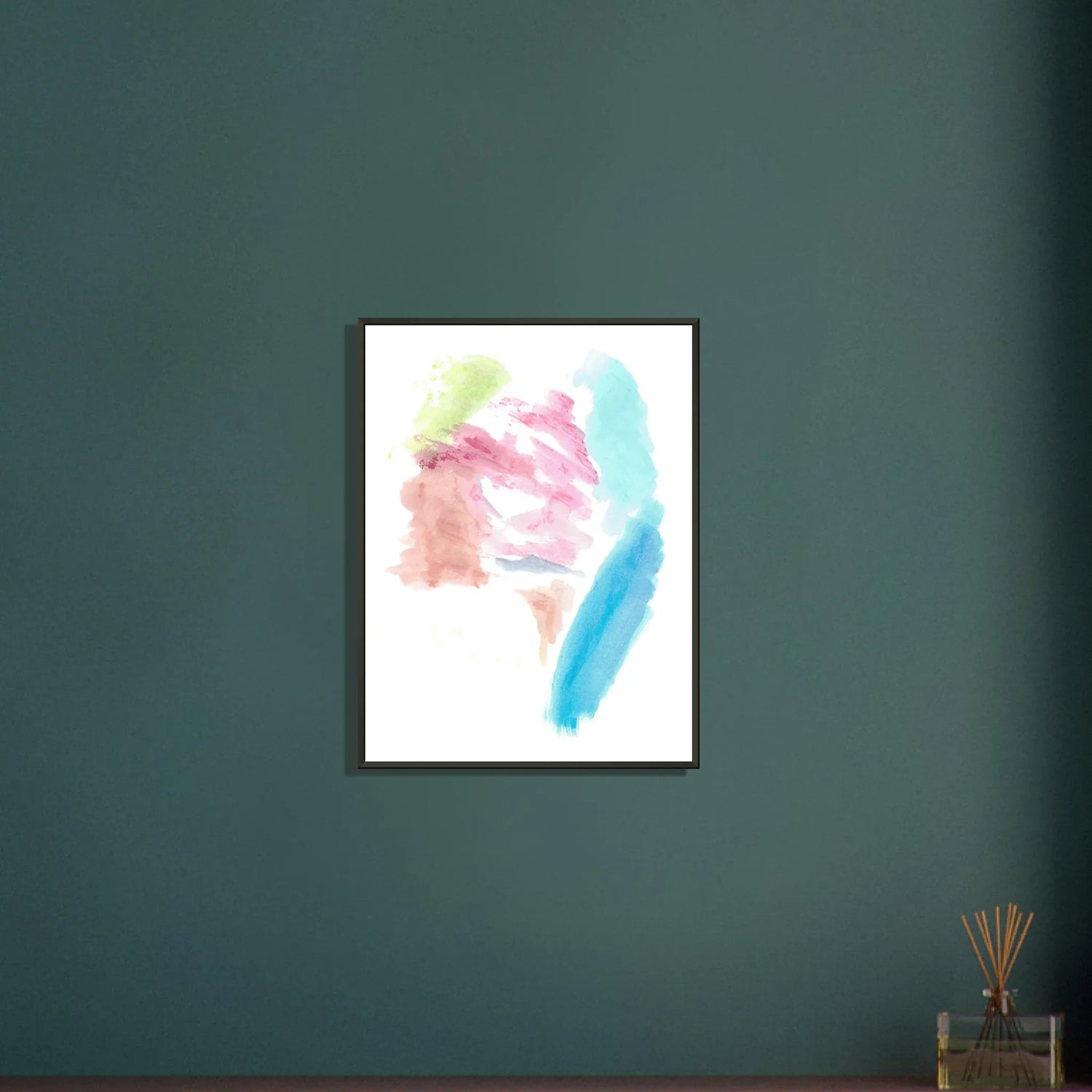 Classic Semi-Glossy Paper Metal Framed Poste Aurore Pastel - Laure Leprince - Artiste Peintre