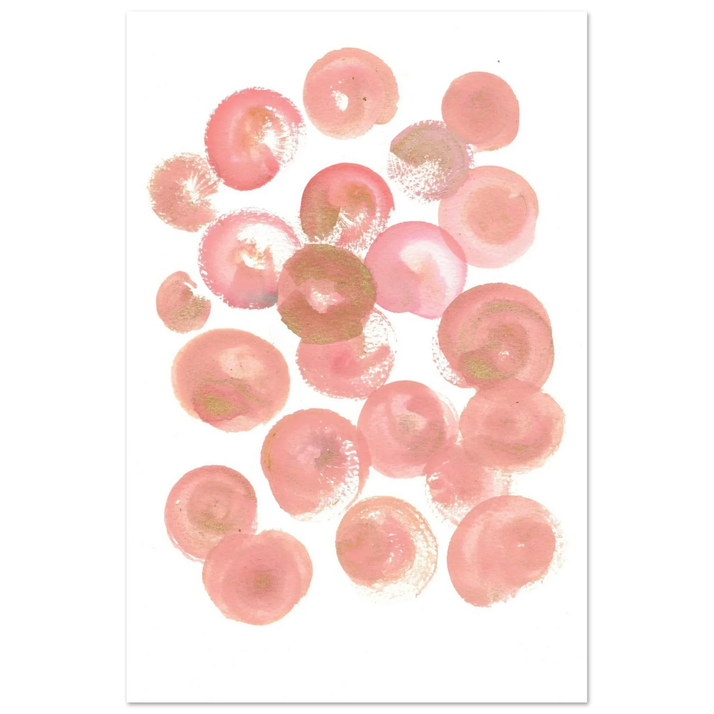 Premium Matte Paper Poster Aquarelle Originale RDJ3-4 - Laure Leprince - Artiste Peintre
