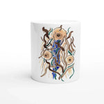 Mug en céramique 325 ml | Bord coloré | Impression artistique résistante - Laure Leprince - Artiste Peintre