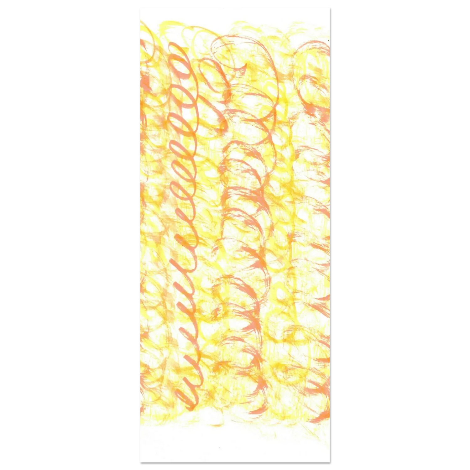 Sun-Kissed Abstract Swirls: Premium Matte Paper Poster - Vibrant Aquarelle Art for Any Space - Laure Leprince - Artiste Peintre