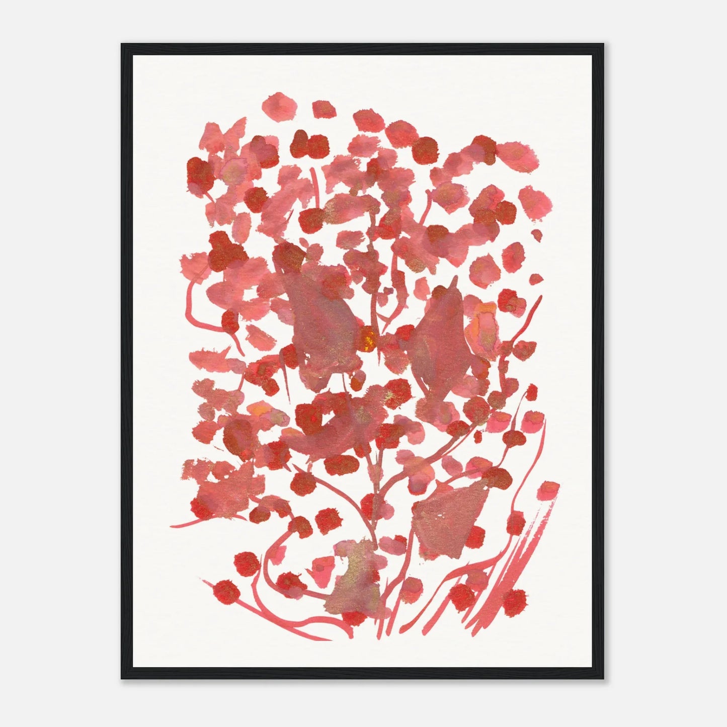 Museum-Quality Matte Paper Wooden Framed Poste Bois de Rubis - Laure Leprince - Artiste Peintre