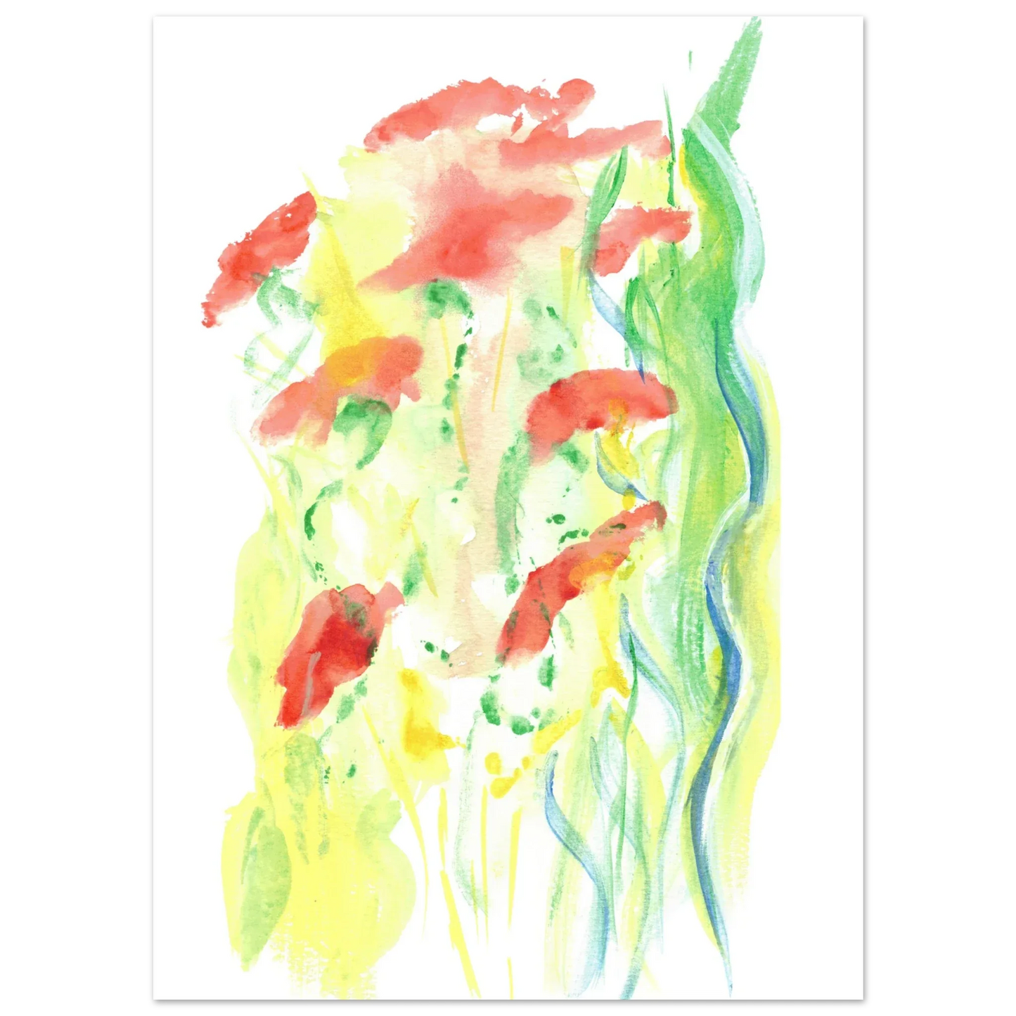 Affiche Premium Papier Mat – Bloom Dancer Par l'Artiste Laure Leprince - Laure Leprince - Artiste Peintre